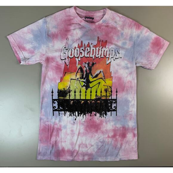 Goosebumps Other - Goosebumps Retro 90s T Shirt Adult Small Tie Dye Pink Blue Mantis Shocker Y2K